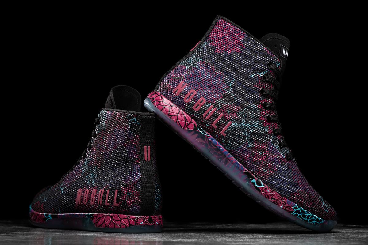 Nobull Superfabric High-Top Women's Trainers Multicolor | Australia (WU5483)